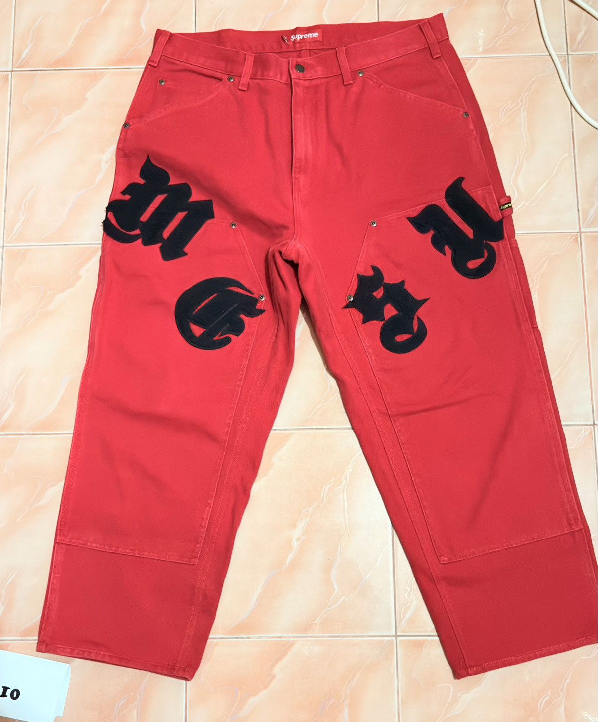 Supreme Supreme canvas old English double knee painter pants Size US 36 / EU 52 - 2 Thumbnail