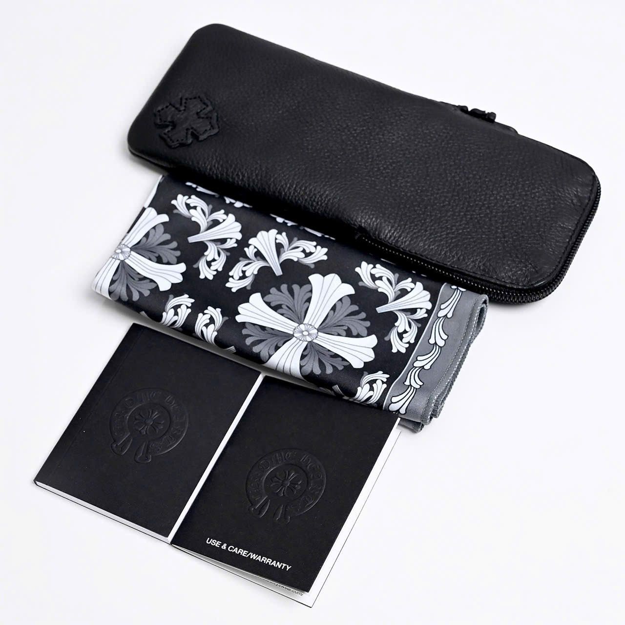 Chrome Hearts CHROME HEARTS SOFFFFFFFFERS II MATTE BLACK/SHINY SILVER VIESTA LENS SUNGLASSES Size ONE SIZE - 8 Thumbnail