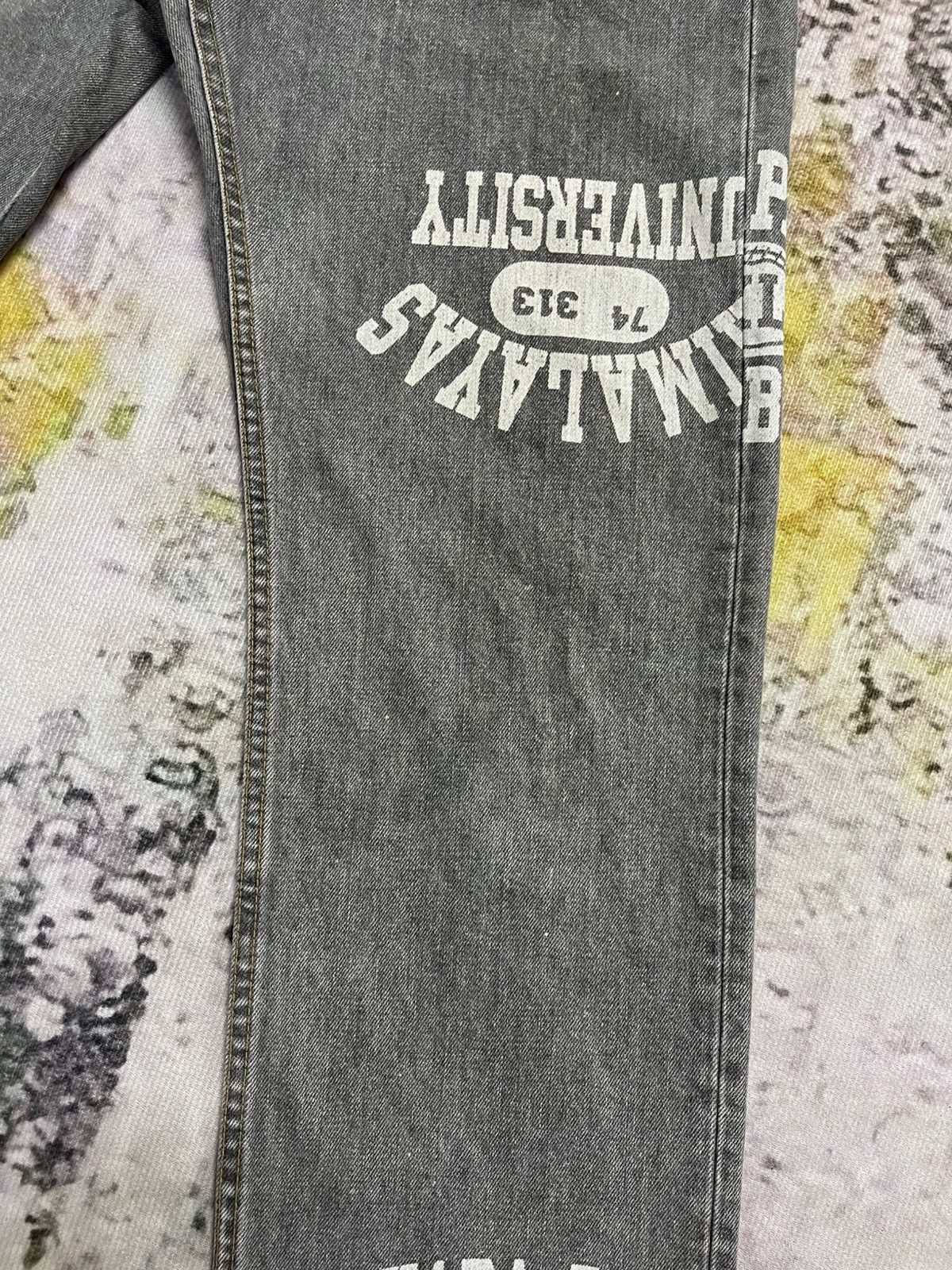 Beams Japan Japan Beams Vintage Painted Galapagos Football Jeans Size US 31 - 7 Thumbnail