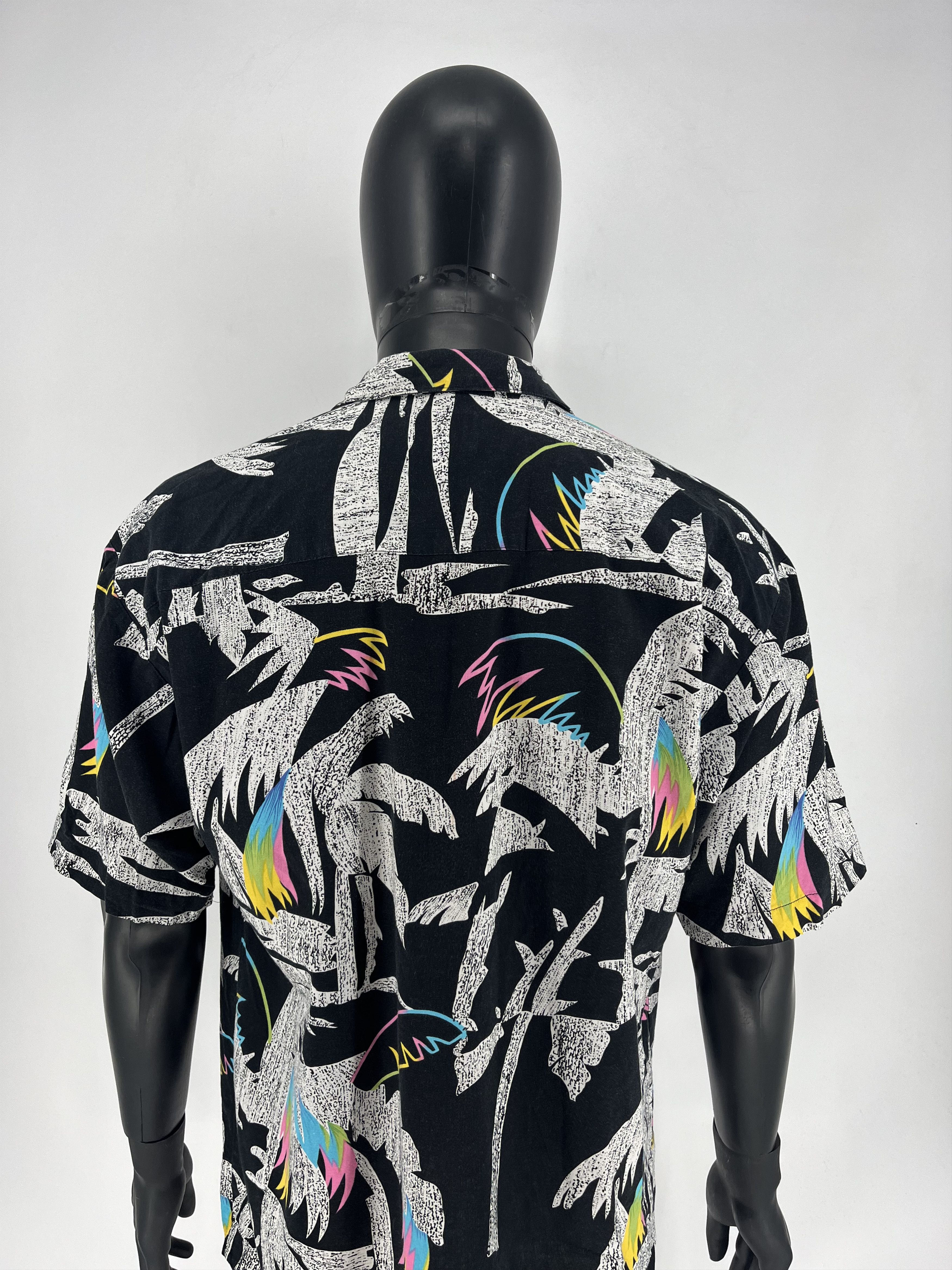 Vintage Vintage Y2K Art Streetwear Hawaiian Travis Scott style Size US L / EU 52-54 / 3 - 10 Thumbnail