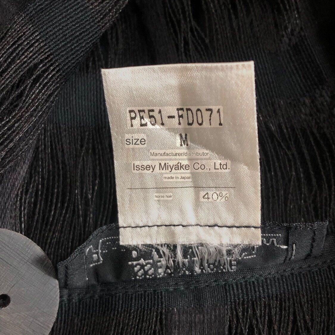 Issey Miyake Vintage Issey Miyake Permanente S/S 1995 Wool Mesh Jacket Size US L / EU 52-54 / 3 - 14 Thumbnail