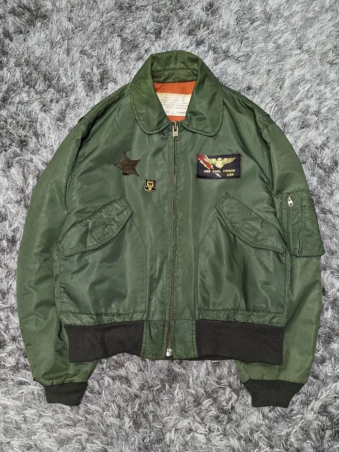 Other Vintage Tass Finder Bomber Jacket Fashion Flight Jacket Size US L / EU 52-54 / 3 - 1 Thumbnail