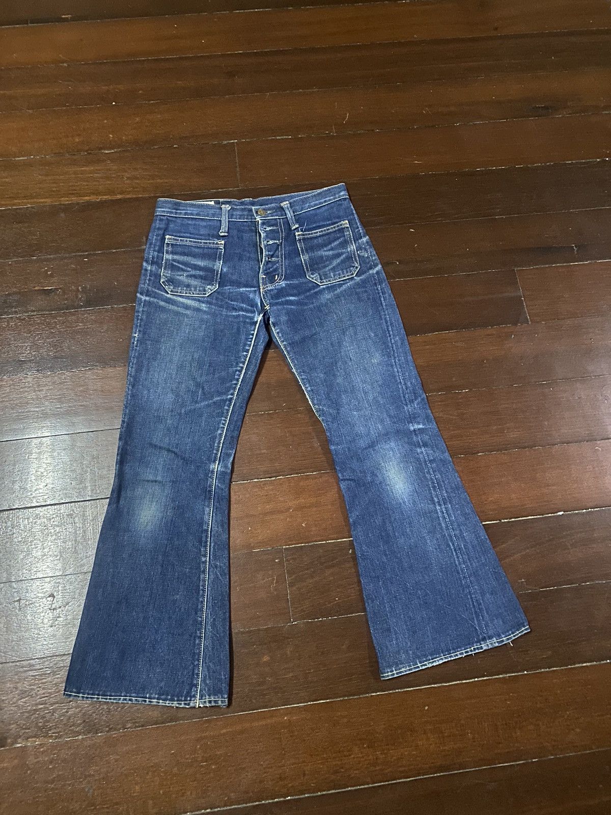 Hysteric Glamour FIRE 🔥 vintage EDWIN wide leg bootcut patch pocket Size US 30 / EU 46 - 1 Thumbnail