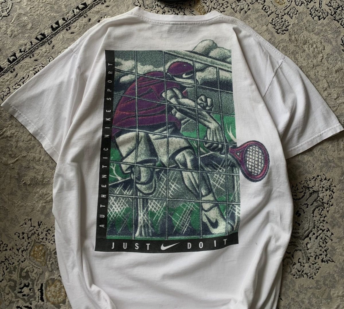 Nike Vintage 90s Nike Tennis Size US L / EU 52-54 / 3 - 1 Thumbnail