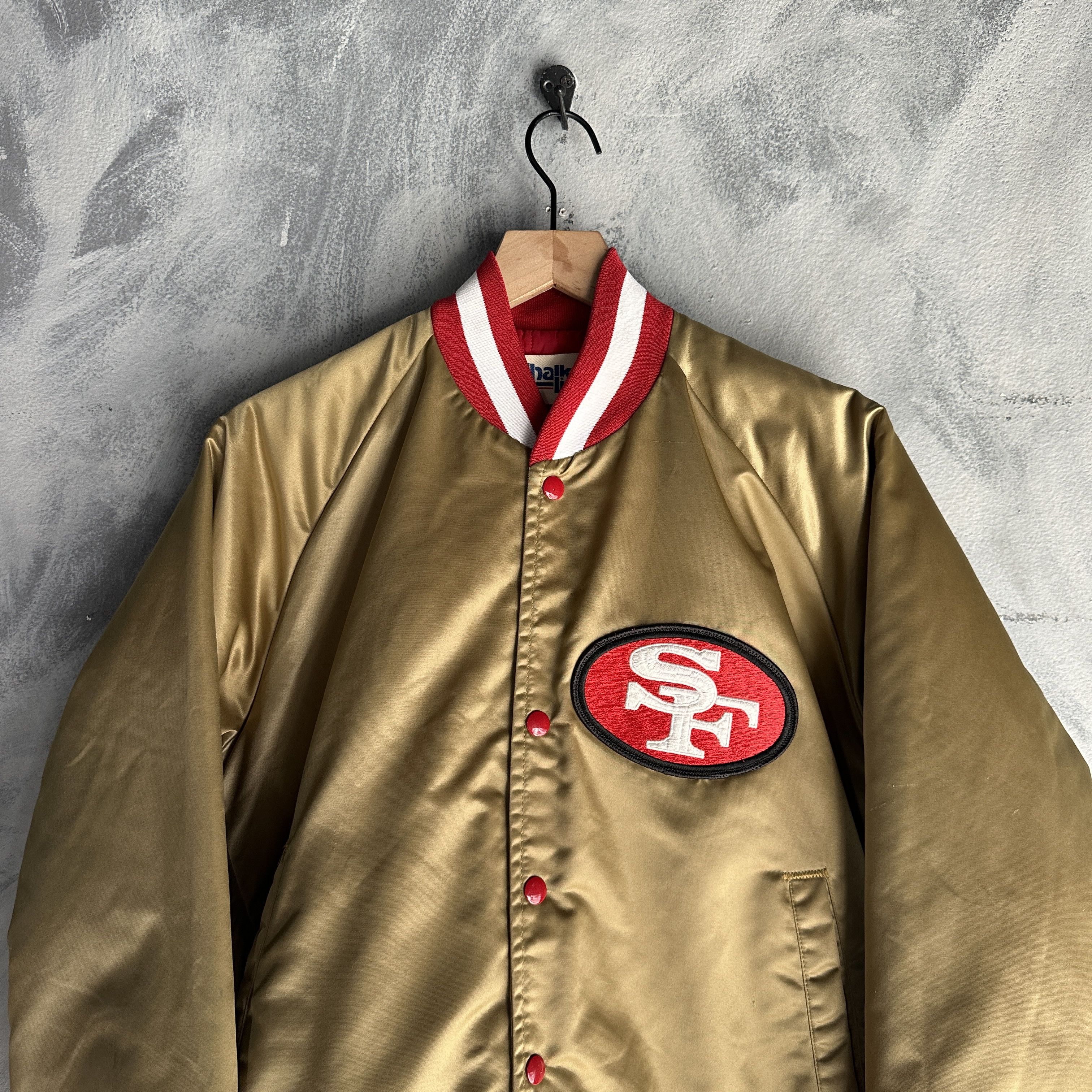 Chalk Line Vtg Chalk Line San Francisco Satin Bomber Jacket Spellout Size US M / EU 48-50 / 2 - 3 Thumbnail