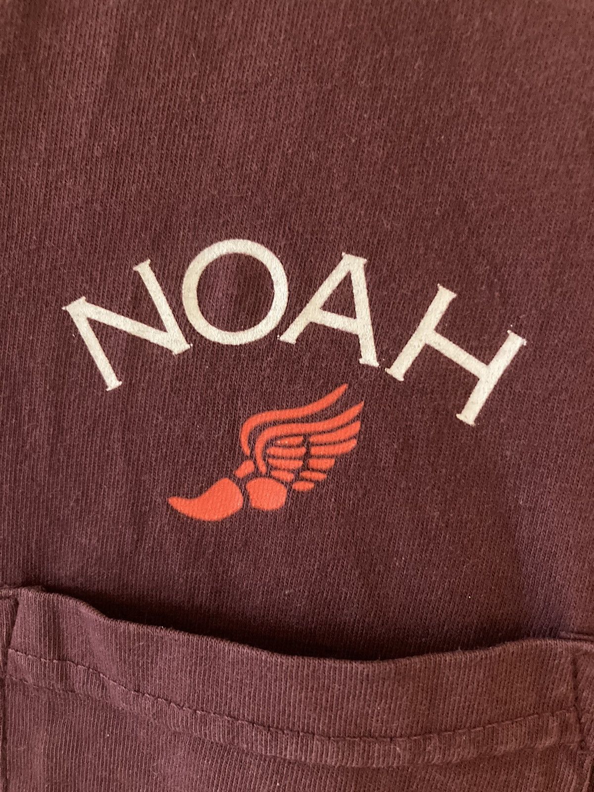 Noah Noah NYC burgundy T-shirt Large Size US L / EU 52-54 / 3 - 3 Thumbnail