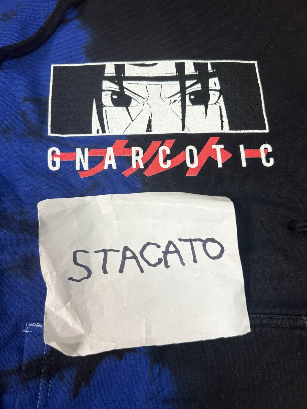 Gnarcotic × Rap Tees Gnarcotic Lil Gnar Naruto Sasuke Tie Dye Hoodie Size US S / EU 44-46 / 1 - 4 Thumbnail