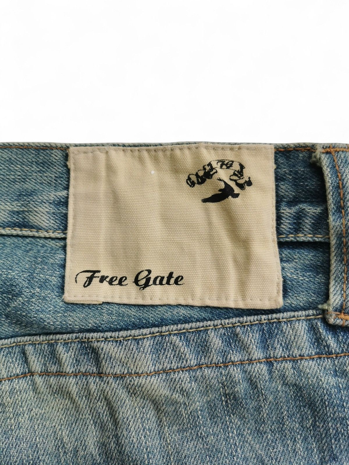 Kapital Free Gate Ripped Mud Wash Jeans Size US 34 / EU 50 - 7 Thumbnail
