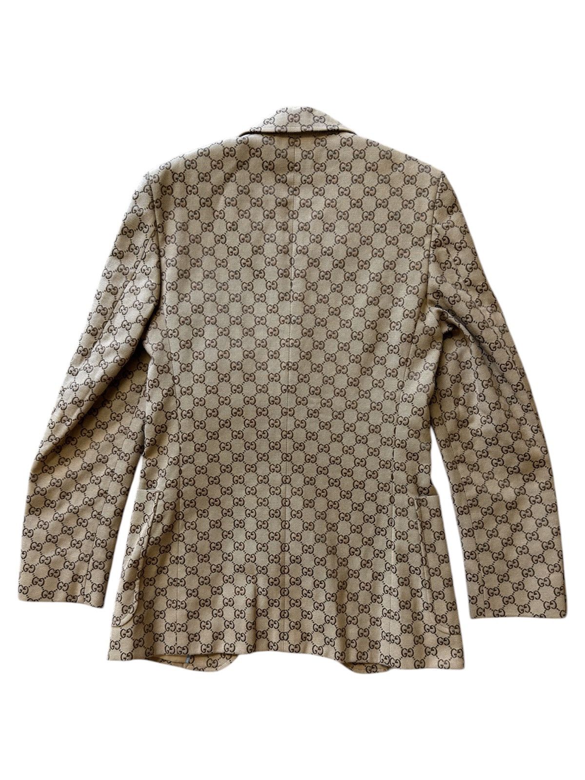 Gucci Gucci GG 44 Canvas Monogram Blaze Jacket Size 44R - 7 Thumbnail