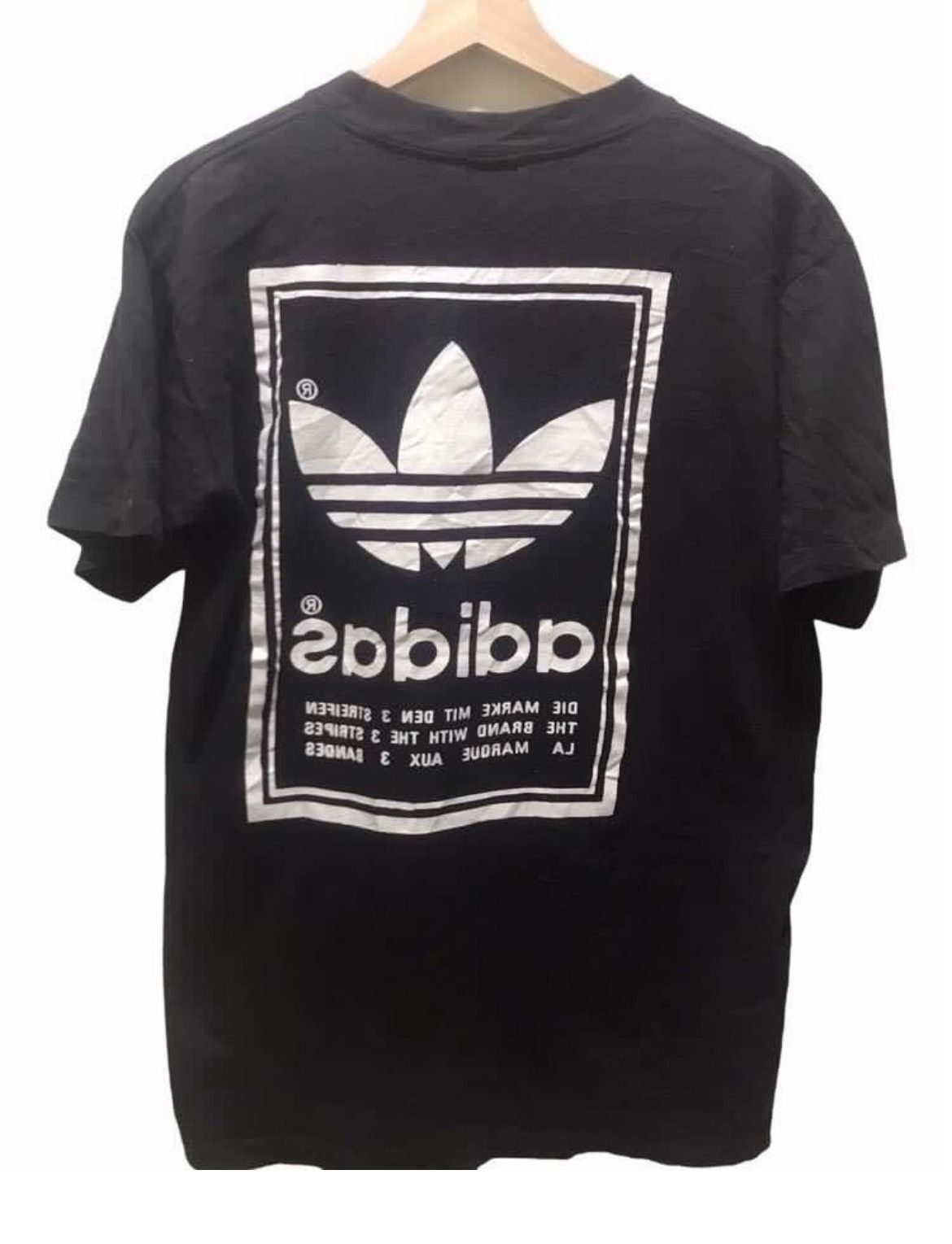 Adidas × Vintage '90s Adidas Trefoil Vintage Tee Size US M / EU 48-50 / 2 - 3 Thumbnail