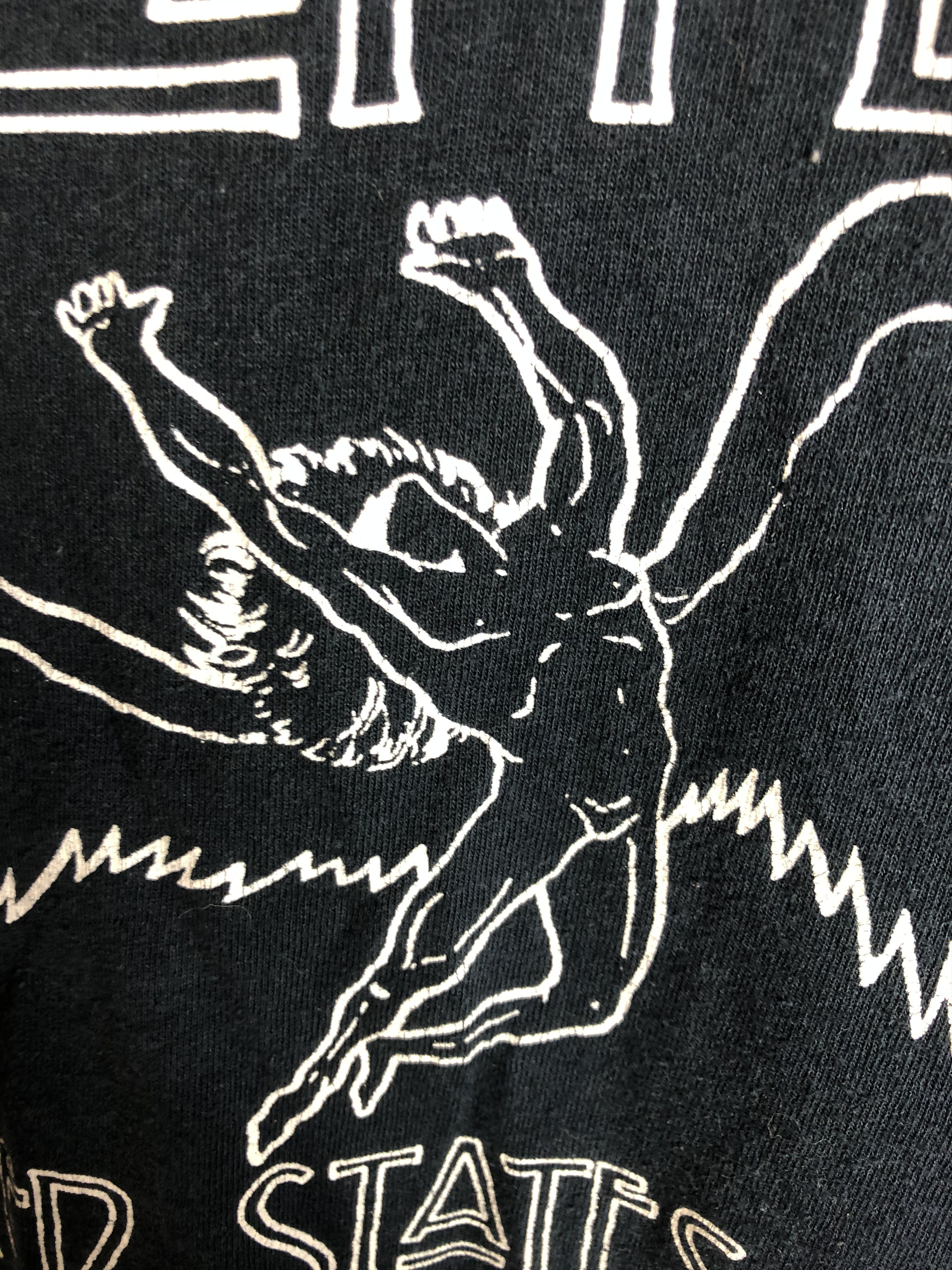 Band Tees 90s Vintage Led Zeppelin Big Logo Rock T-shirt Rare Size US L / EU 52-54 / 3 - 4 Thumbnail