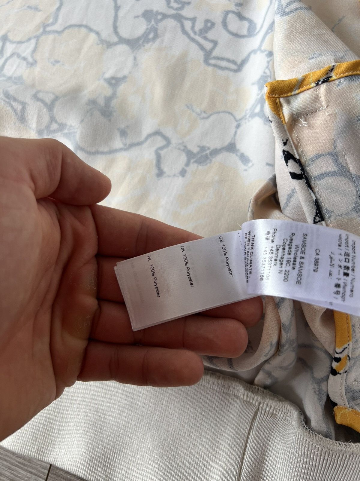 Samsoe Samsoe Samsoe Samsoe Overprinted Lite Weight Ykk Cara Cardigan Size XS / US 0-2 / IT 36-38 - 20 Thumbnail