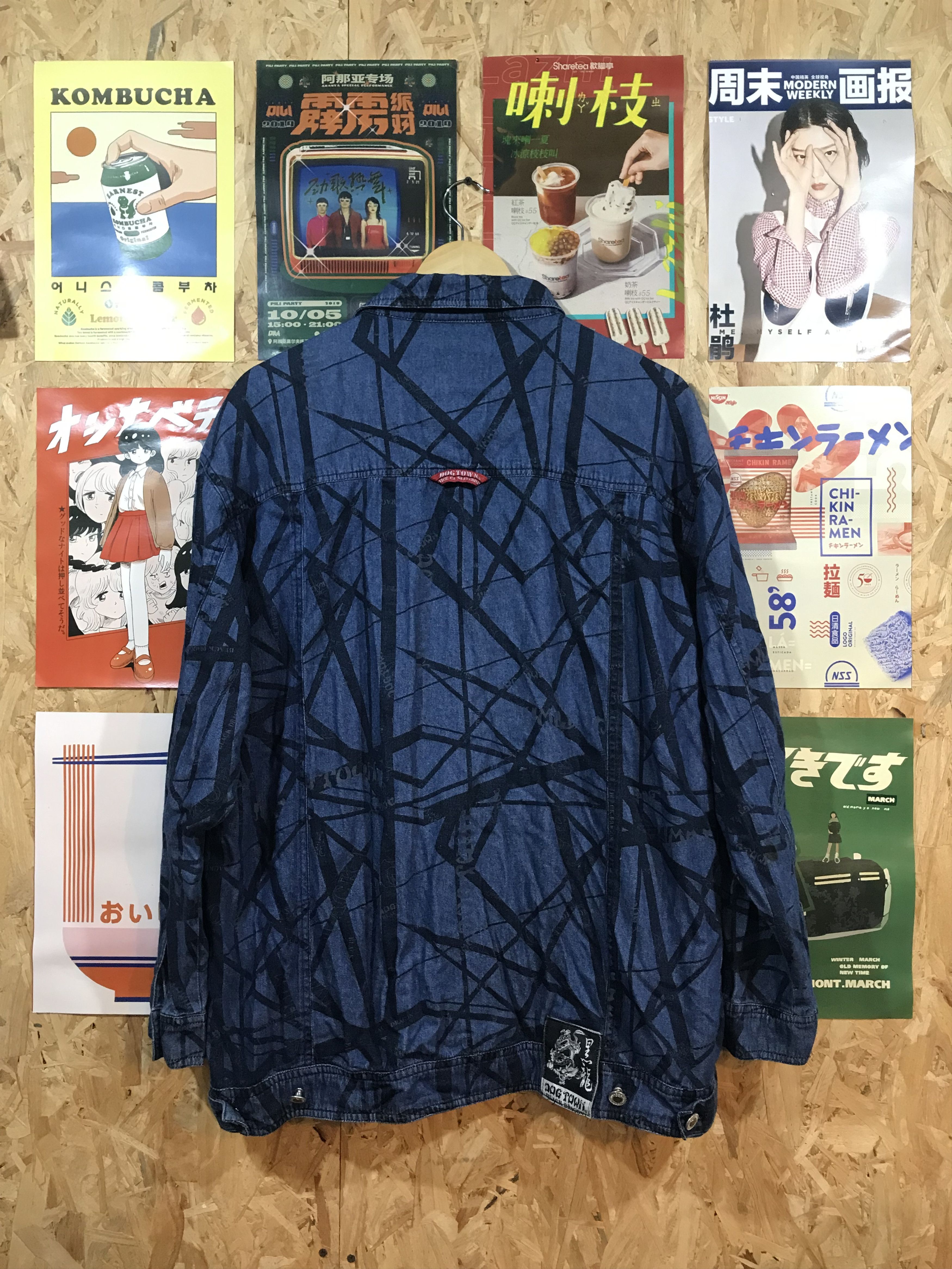 Dogtown × Santa Cruz Skateboards Dogtown Button Up Over Print Size US XL / EU 56 / 4 - 7 Thumbnail