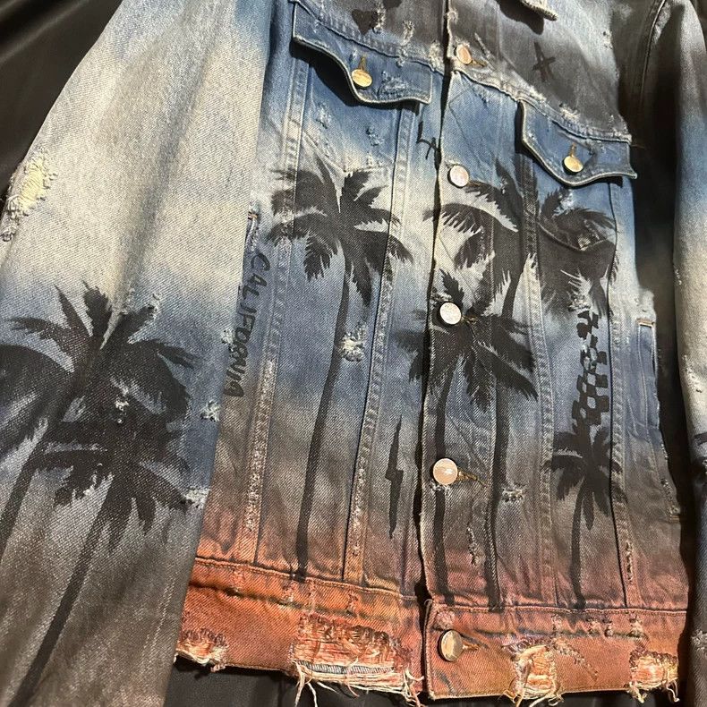 Amiri Amiri Classic Coconut Denim Jacket 2501-Nextarrow Size US XS / EU 42 / 0 - 2 Thumbnail