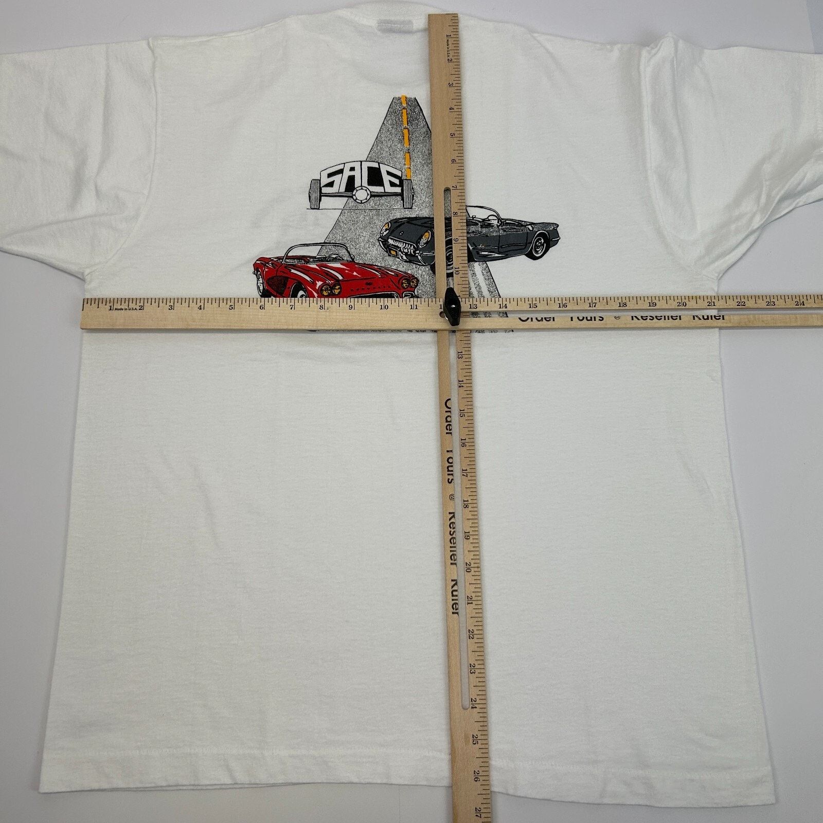 Vintage Vintage Straight Axle Corvette Enthusiast T Shirt White L Size US L / EU 52-54 / 3 - 10 Thumbnail