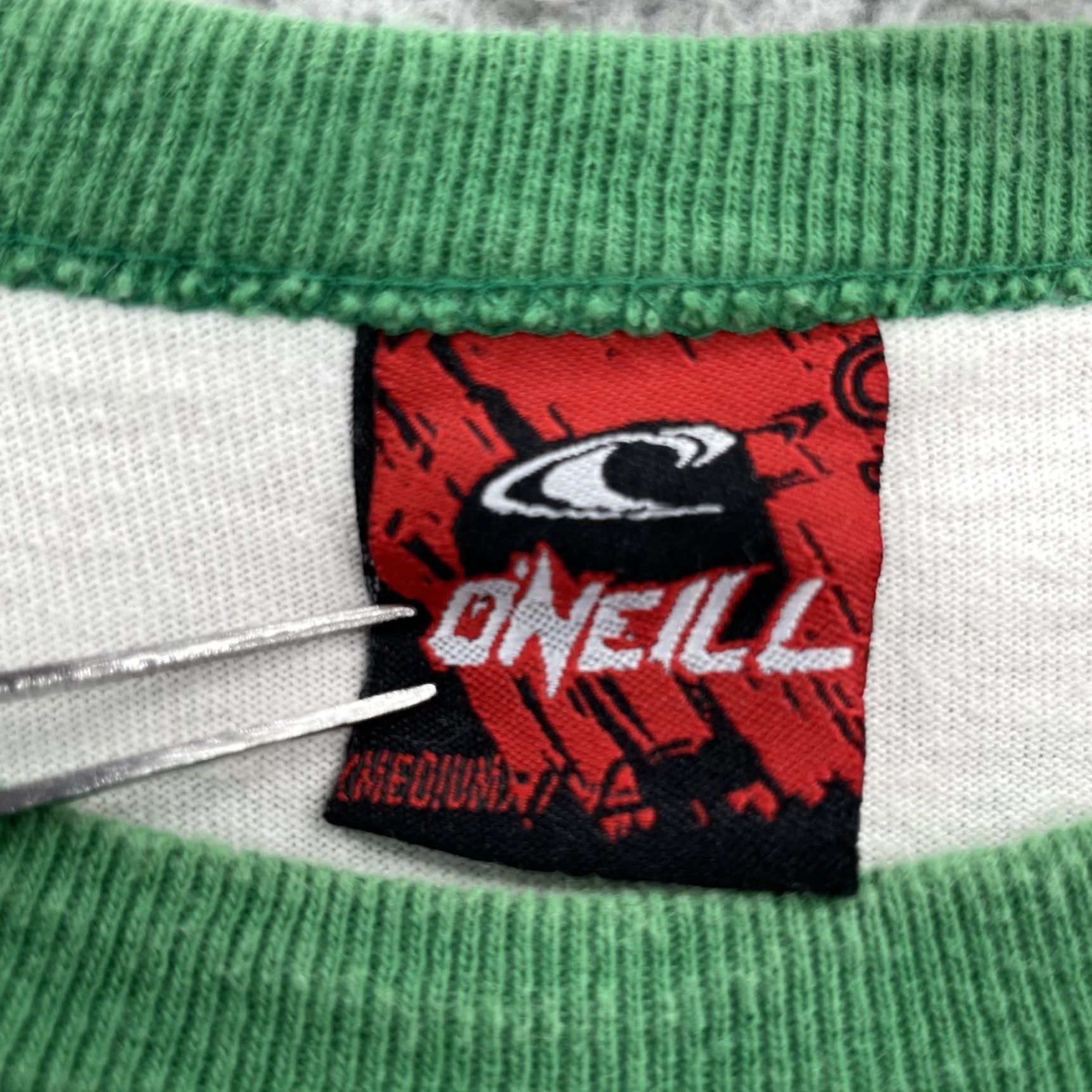 O'Neill VINTAGE O'Neill Baseball Tee Men's Med Green Skater Sportswear Streetwear Surfer Shirt Size US M / EU 48-50 / 2 - 5 Thumbnail