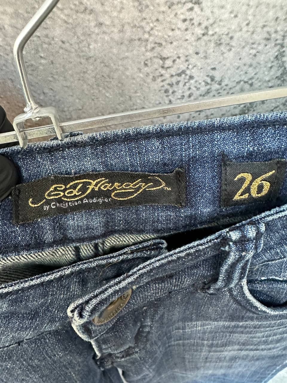 Christian Audigier × Ed Hardy Ed Hardy by Christian Audigier Jeans Denim Pant Size 31" - 13 Thumbnail