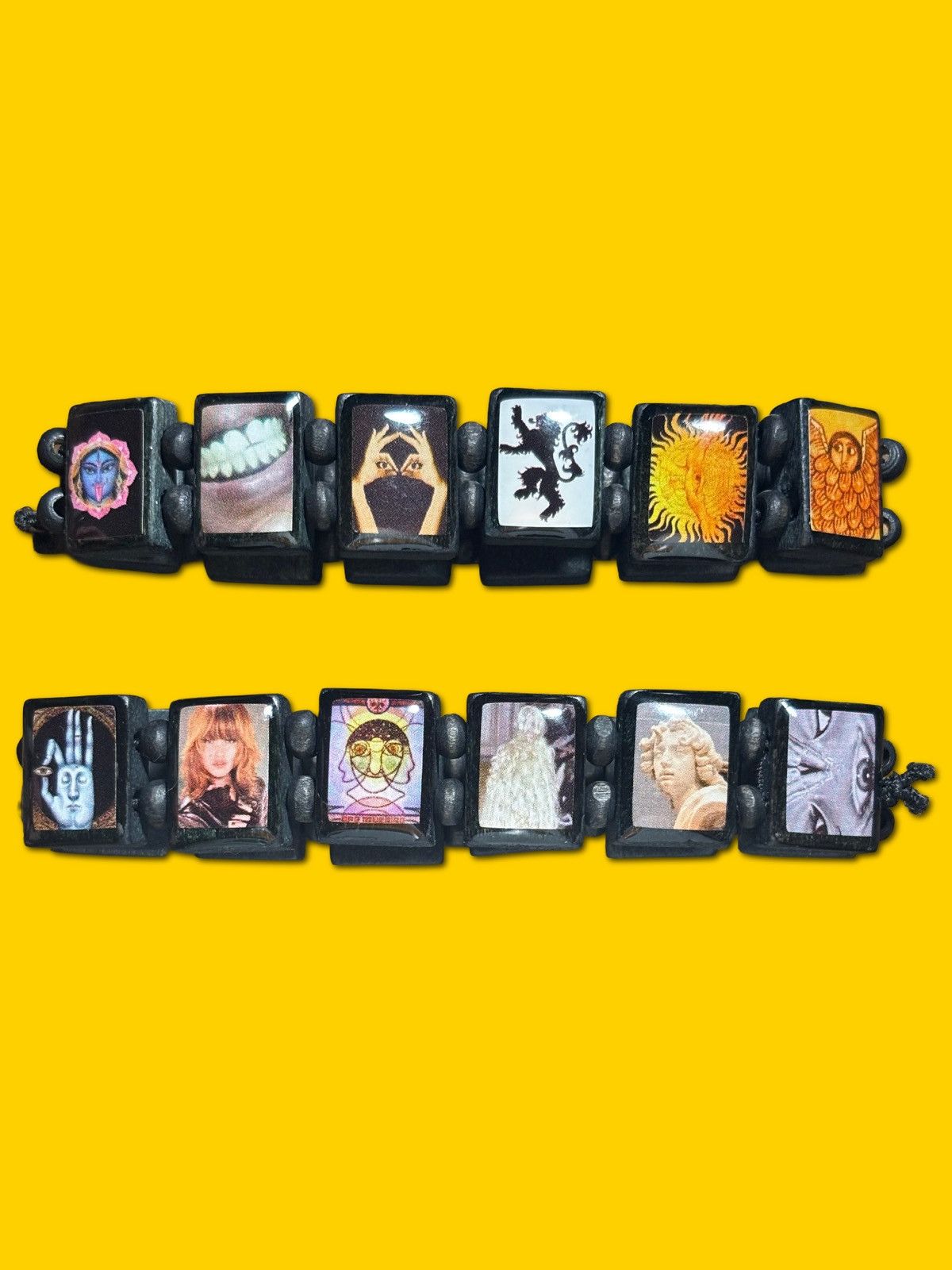 Other Unique “Occhio” wooden charm bracelet Size ONE SIZE - 1 Thumbnail