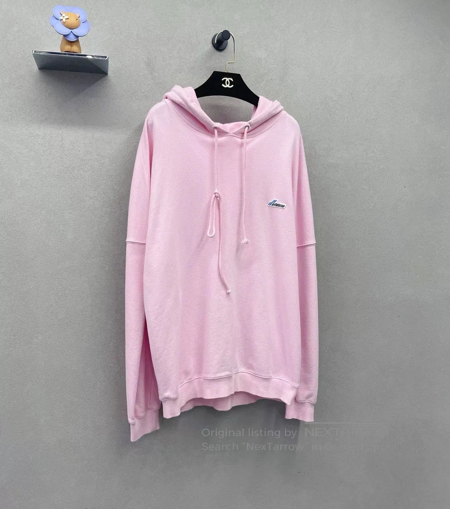WE11DONE Welldone Logo Embroidered Hoodie. Size S / US 4 / IT 40 - 3 Thumbnail