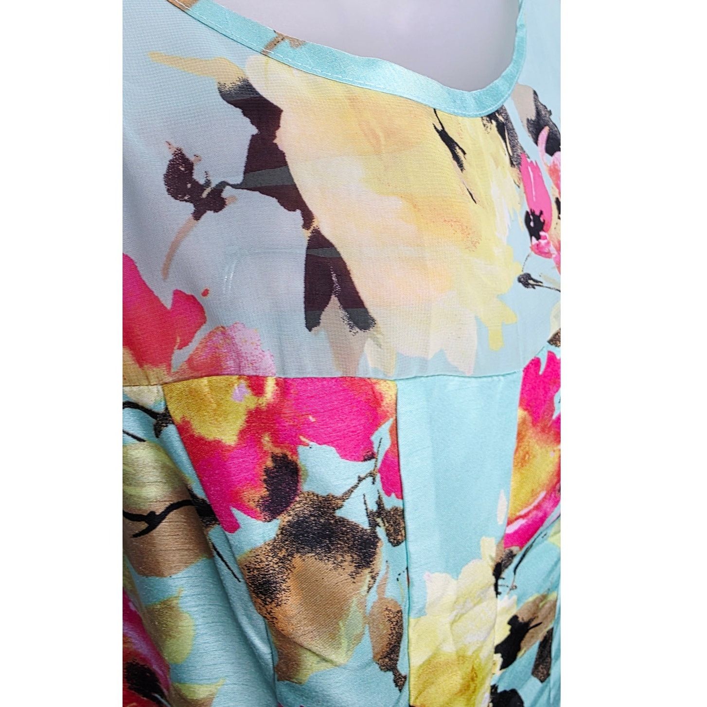 Other Chadwicks Boston Floral Fit Flare Dress Spring Garden Size M / US 6-8 / IT 42-44 - 4 Thumbnail
