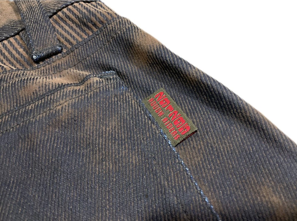 If Six Was Nine 🔥Y2K Archived 291295 Homme Rusty Coated Denim Acid Size US 32 / EU 48 - 10 Thumbnail