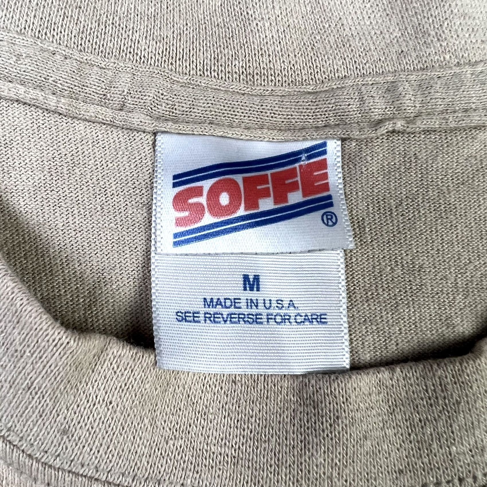 Soffe Wounded Warrior Project Military Beige T-Shirt Adult Medium 100% Cotton Made USA Size US M / EU 48-50 / 2 - 2 Thumbnail