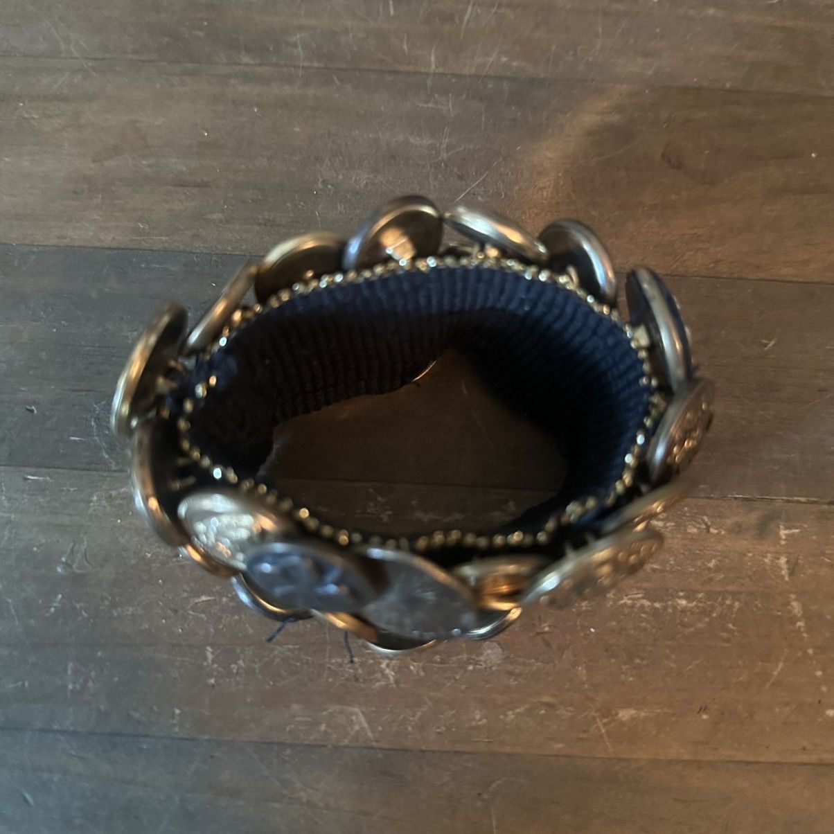 Vintage Vintage chunky loaded buttons stretch bracelet Size ONE SIZE - 3 Thumbnail