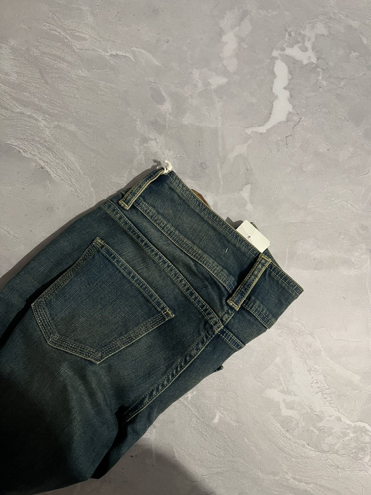 Vintage Washed Green Slim Number Nine Style / Archive Glam Avan 90s Size US 30 / EU 46 - 4 Thumbnail