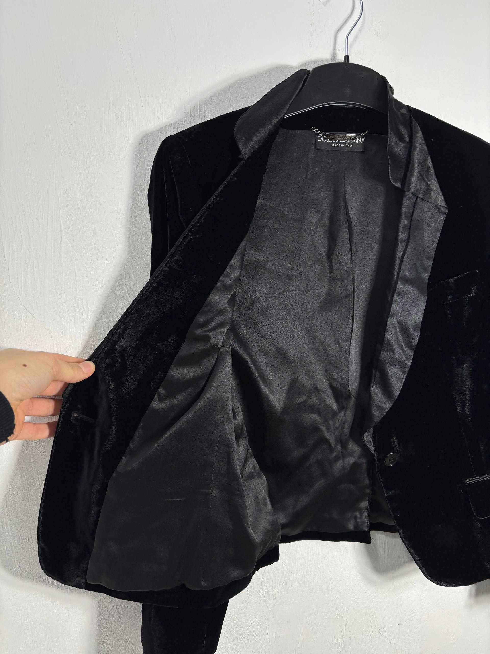 Dolce & Gabbana Dolce & Gabbana Velvet Silk Tuxedo Blazer Shawl Collar 44 IT Size M / US 6-8 / IT 42-44 - 9 Thumbnail