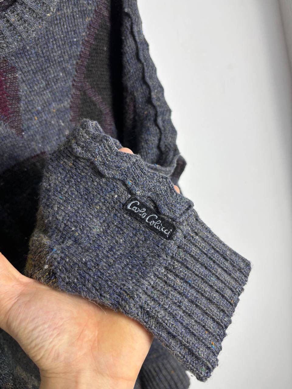 Carlo Colucci Coogi style Carlo Colucci made in West Germany 3D Sweater Size US M / EU 48-50 / 2 - 3 Thumbnail