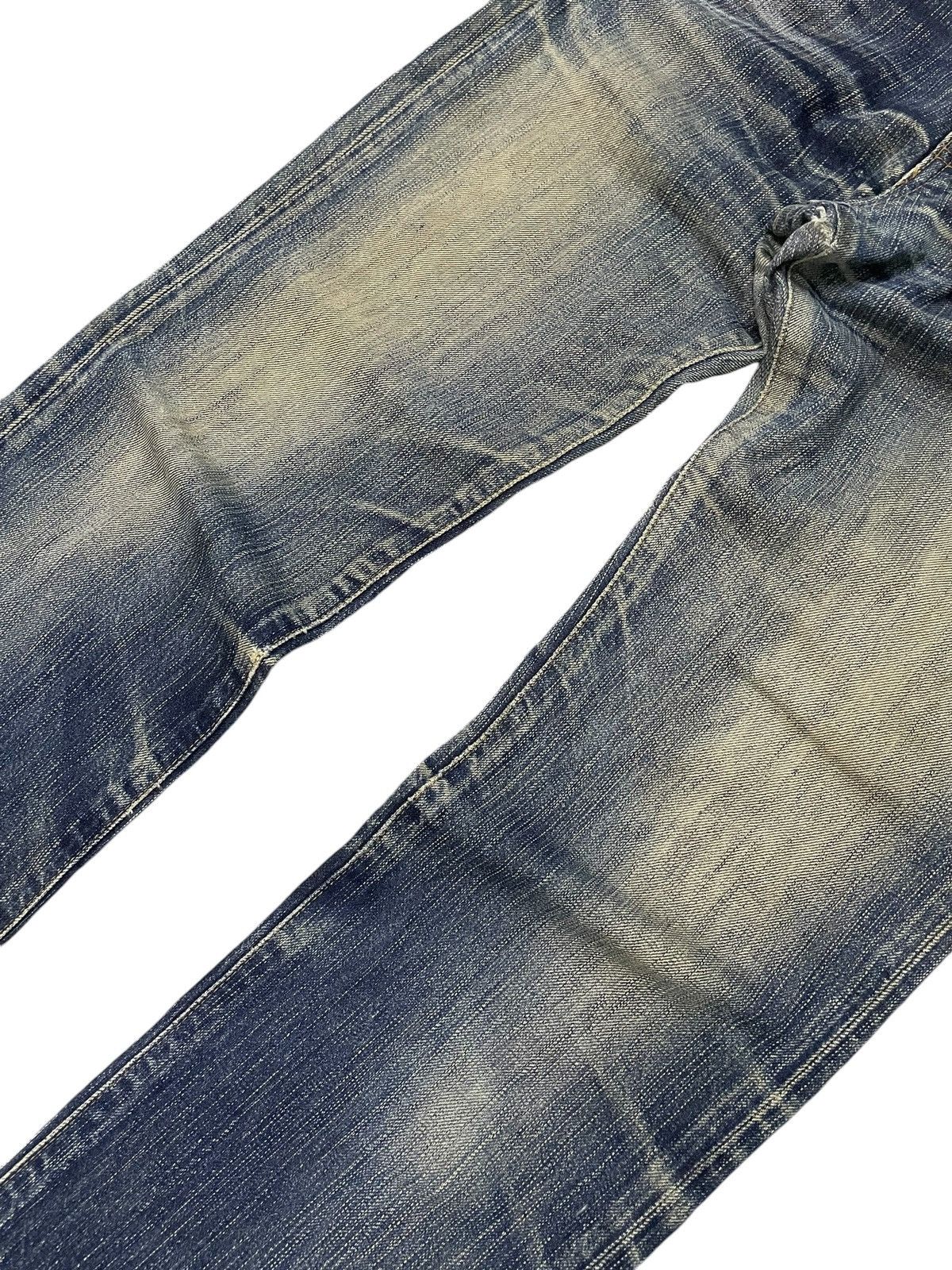 Edwin × Hysteric Glamour Edwin 503z Mud Wash Distressed Jeans Size US 27 - 4 Thumbnail