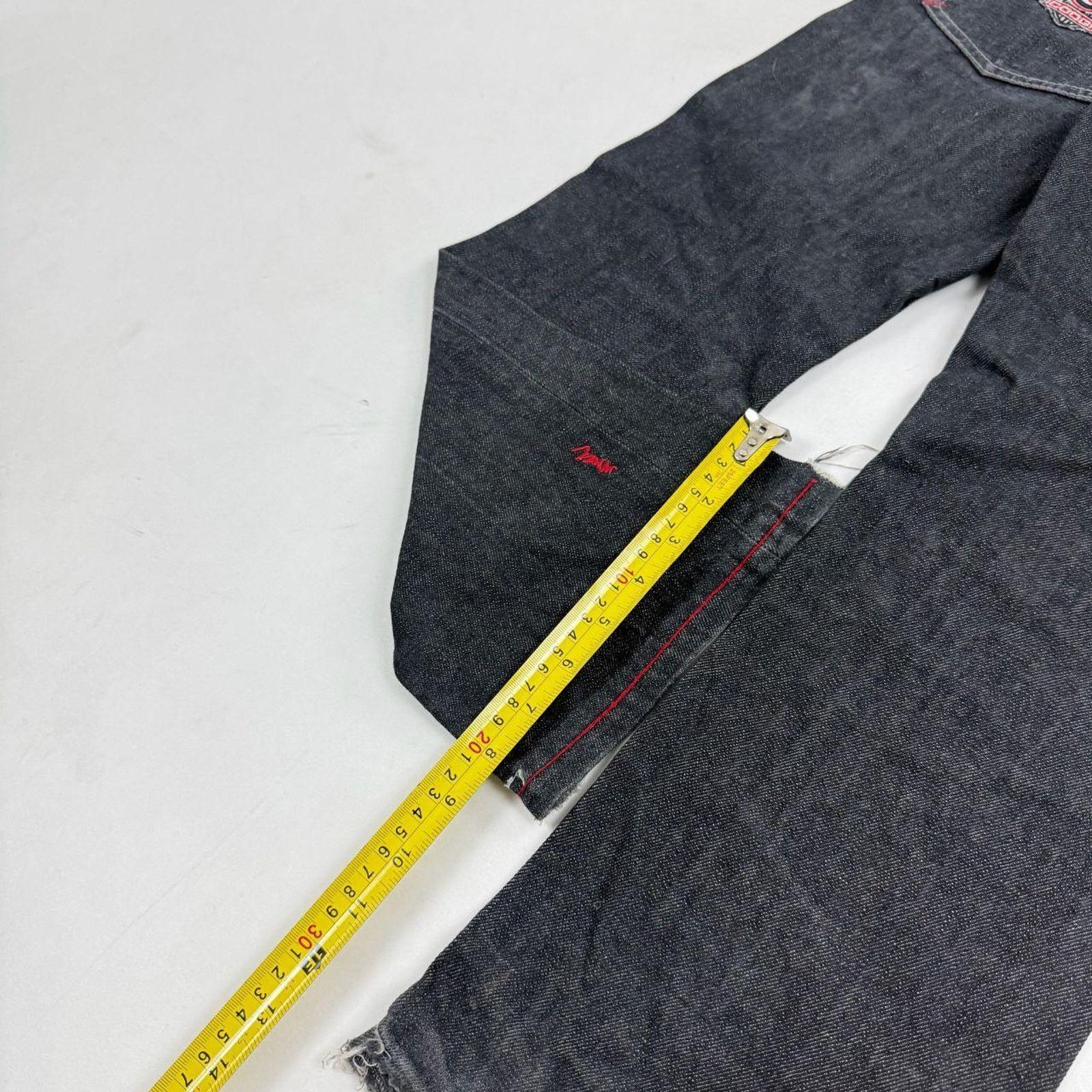 Coogi × JNCO × Vintage Vintage y2k archive faded black rare coogi skater baggy jean Size US 26 / EU 42 - 4 Thumbnail