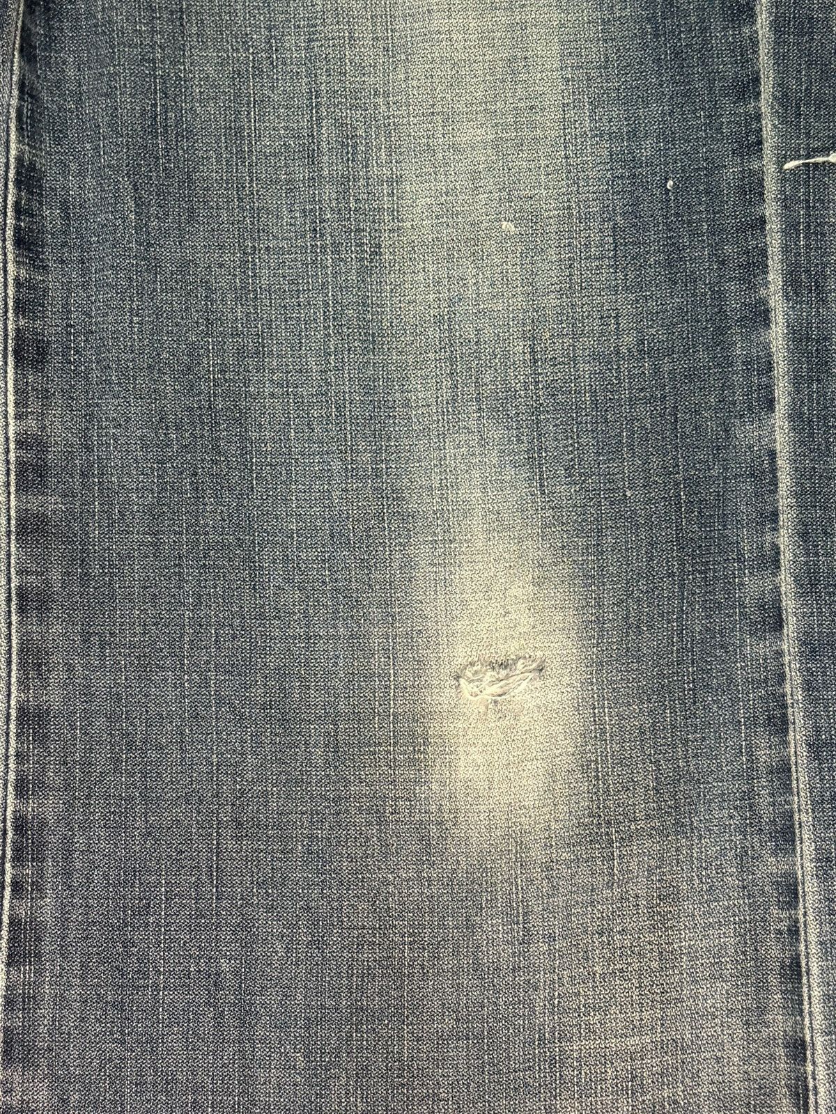 Edwin Vintage Japanese Edwin Something Distress Flare Jeans Size 31" - 3 Thumbnail