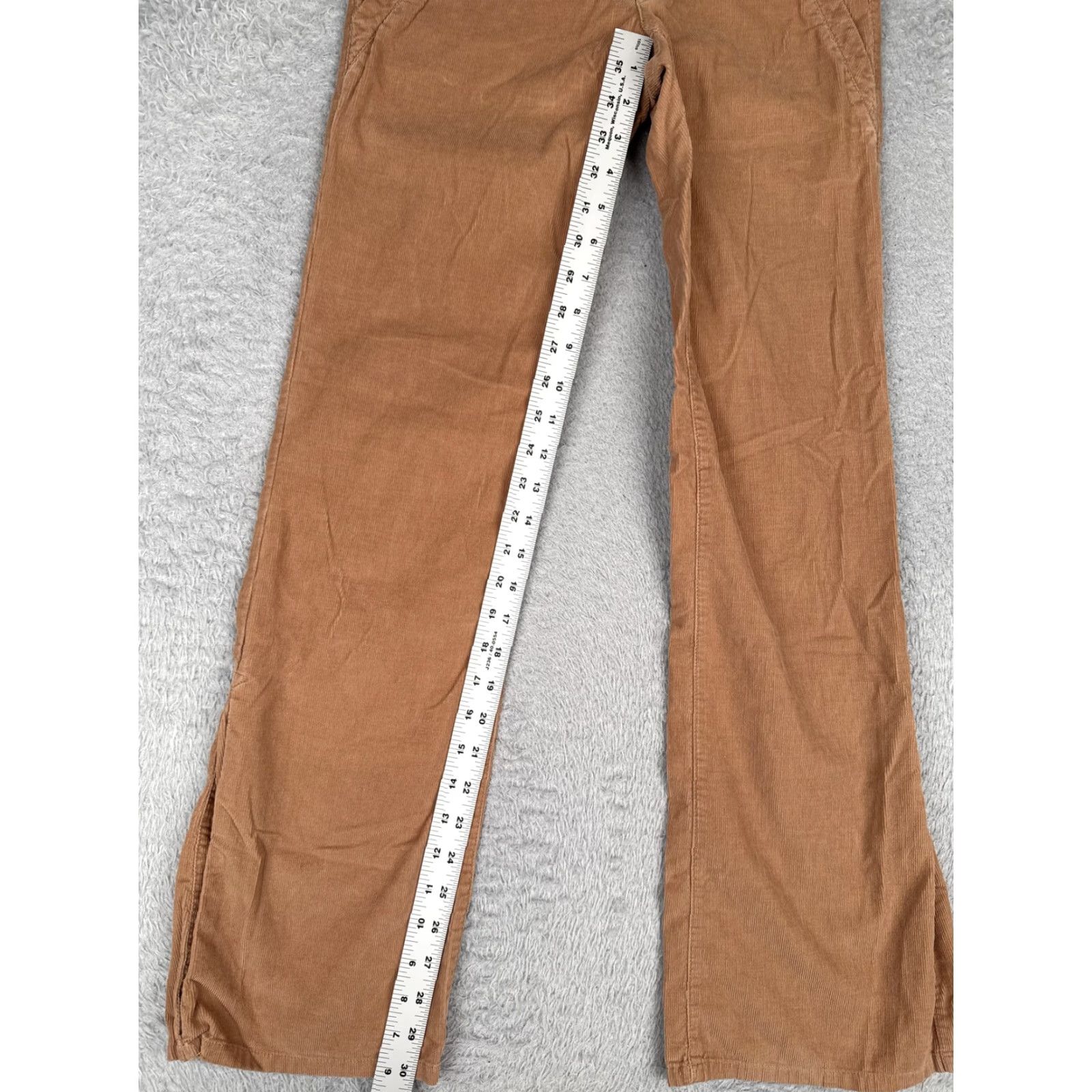 Vintage Rubbish Khakis Jeans Juniors 0 Brown Mid Rise Corduroy 27x31 Pockets Casual Vintage: No Heritage 90s Girls Girls? Size 25" / US 0 / IT 36 - 7 Thumbnail