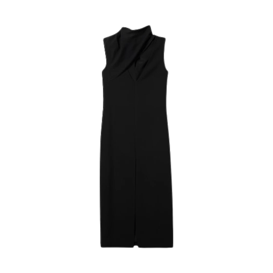 Gucci o1loc1c0226 812159 Mid-Length Viscose Sable Dress in Black Size M / US 6-8 / IT 42-44 - 1 Preview