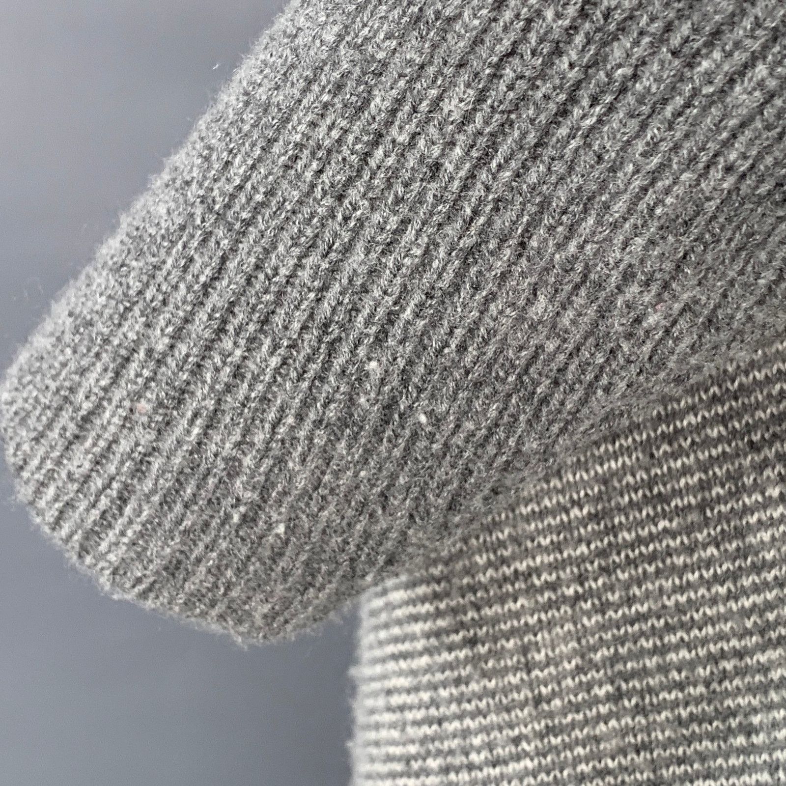 Other Grey Knit Shawl Collar Short Sleeve Open Front Cardigan Size M / US 6-8 / IT 42-44 - 5 Thumbnail