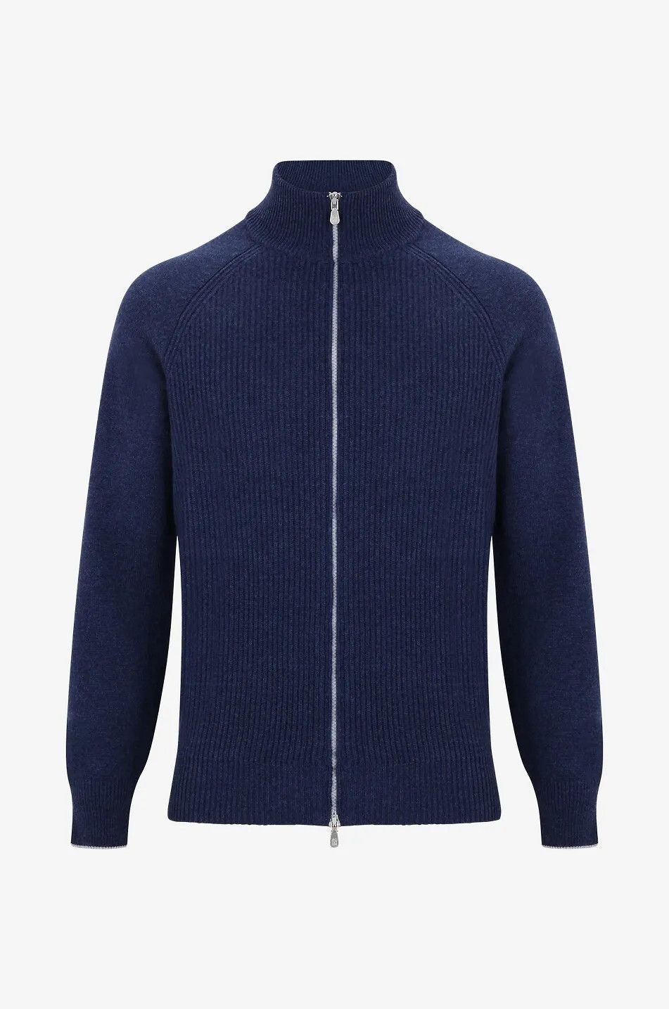 Brunello Cucinelli o1w1db10125 Cashmere Cardigan in Blue Size US M / EU 48-50 / 2 - 1 Thumbnail