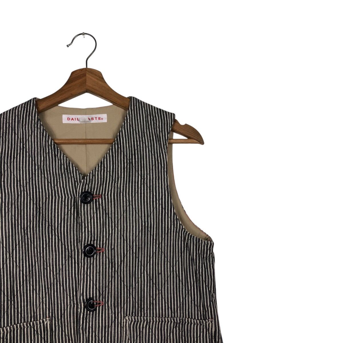 Japanese Brand 📌Vintage Hickory Chore Vest Jacket Daily Taste Kapital Size US M / EU 48-50 / 2 - 7 Thumbnail