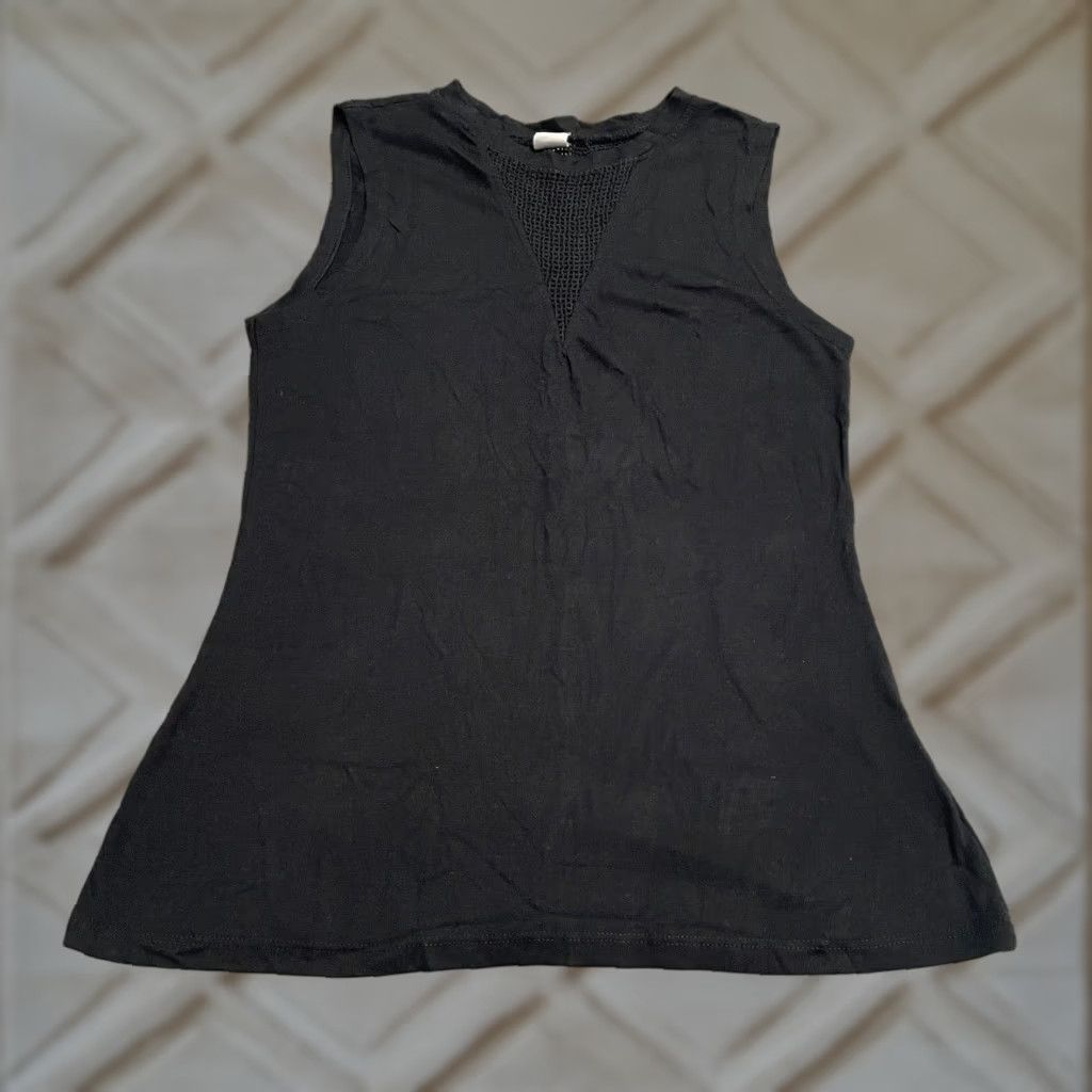 Vintage VINTAGE? (No) Darling Blue Tank Top Women's Basic Solid Blue Sleeveless Round Neck Breathable Lightweight Stretch Casual Summer Spring Autumn M Womens Size M / US 6-8 / IT 42-44 - 1 Thumbnail
