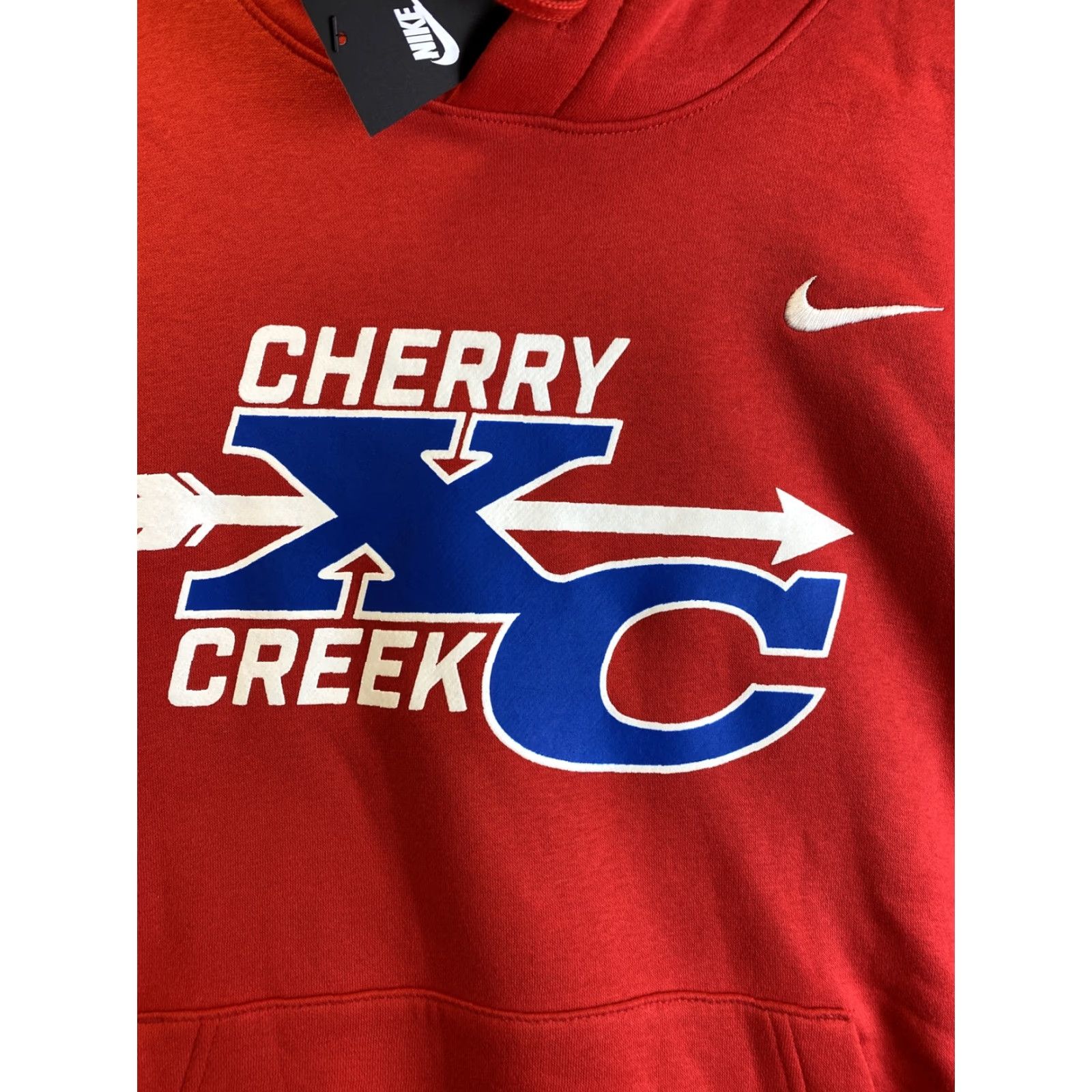 Nike Nike Pullover Hoodie Unisex Adults Size M Red University Logo Swoosh Pocket Sportswear Size US M / EU 48-50 / 2 - 4 Thumbnail