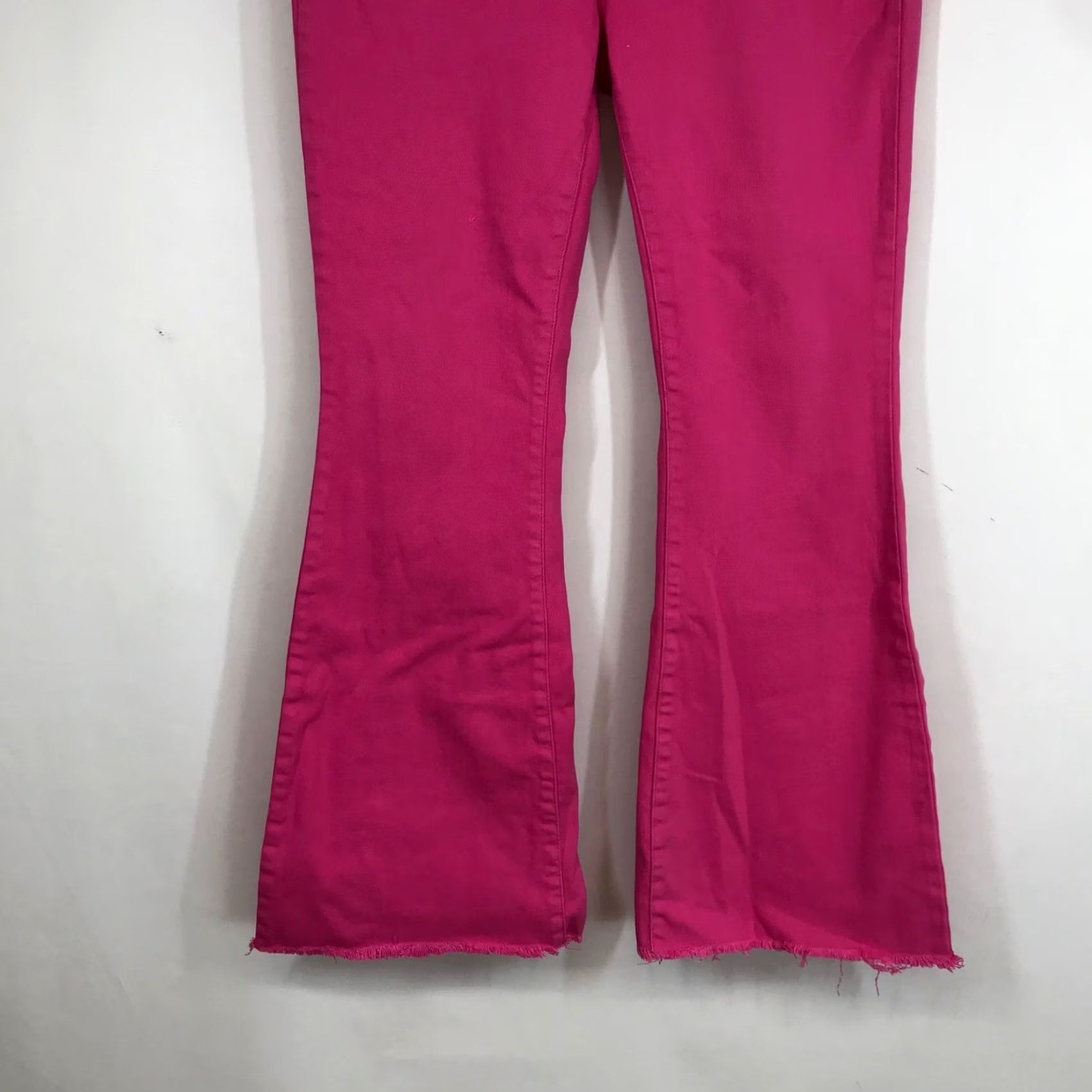 Vintage VINTAGE Judy Blue Jeans 15 32 High Rise Flare Denim Pink 70s Retro Boho Barbiecore Womens Jeans Size 36" / US 14 / IT 50 - 3 Thumbnail