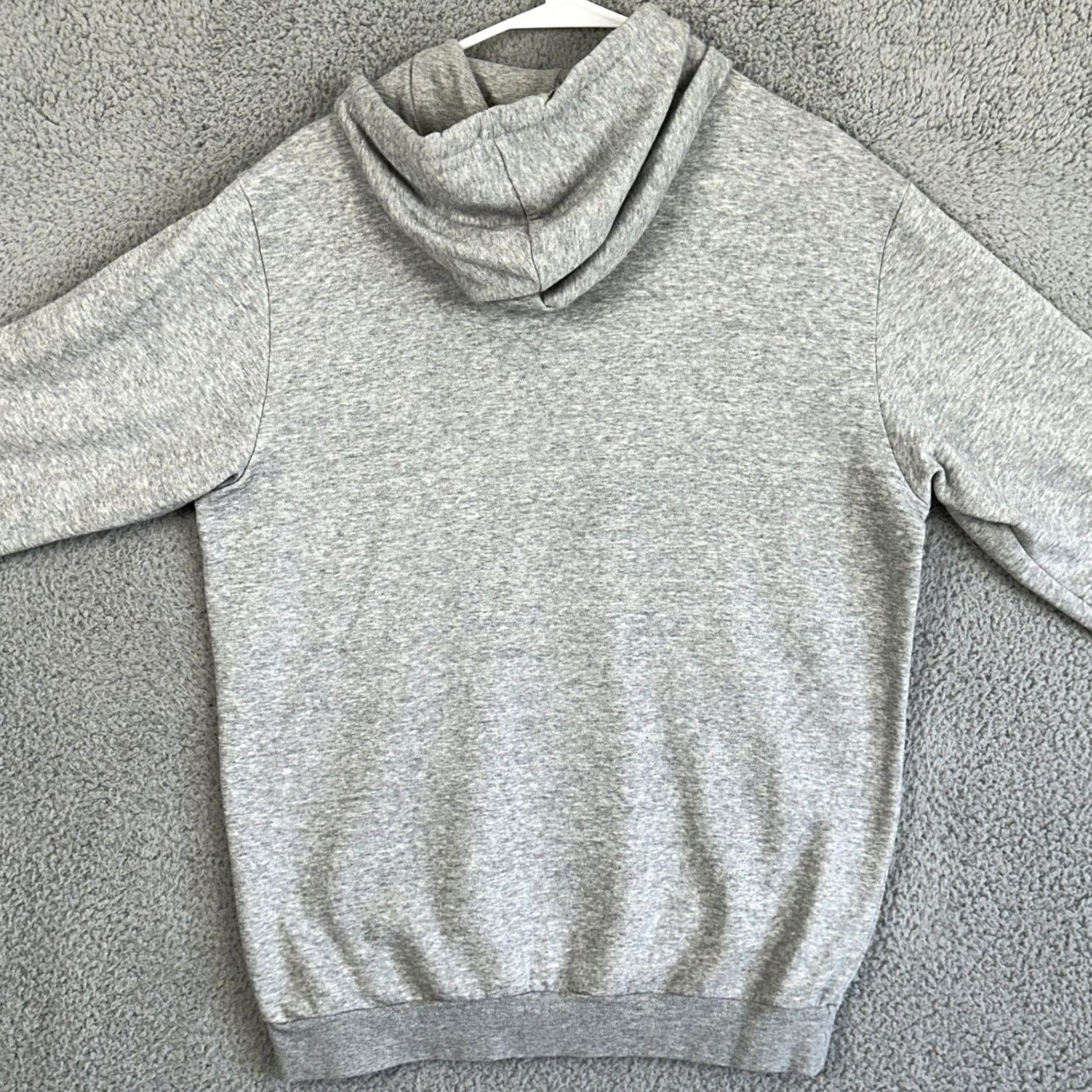 Adidas Adidas Sweatshirt Hoodie Mens Medium Gray Drawstring Long Sleeve Logo Pullover Size US M / EU 48-50 / 2 - 2 Thumbnail
