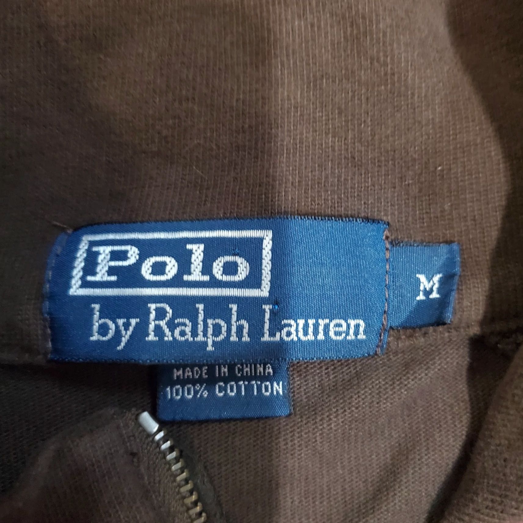 Polo Ralph Lauren VINTAGE Polo Ralph Lauren Sweater Shirt 1/4 Zip Mock Neck Mens M Brown Cotton Logo Zipper Embroidered 90s Preppy Size US M / EU 48-50 / 2 - 7 Thumbnail