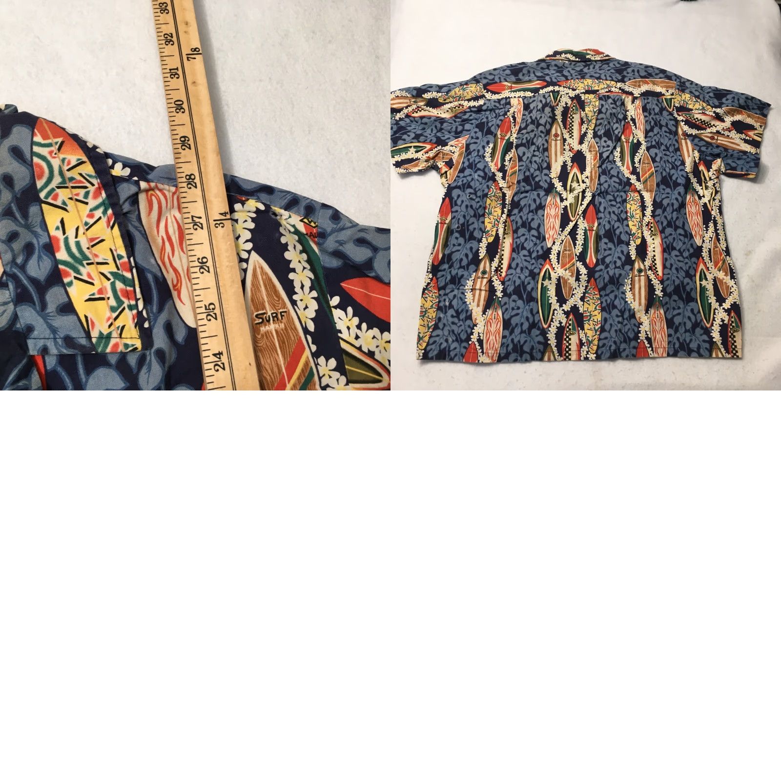 Vintage VINTAGE RJC Hawaiian Shirt Mens 2XL blue ALOHA Relax camp NEEDS REPAIRING Size US XXL / EU 58 / 5 - 8 Thumbnail