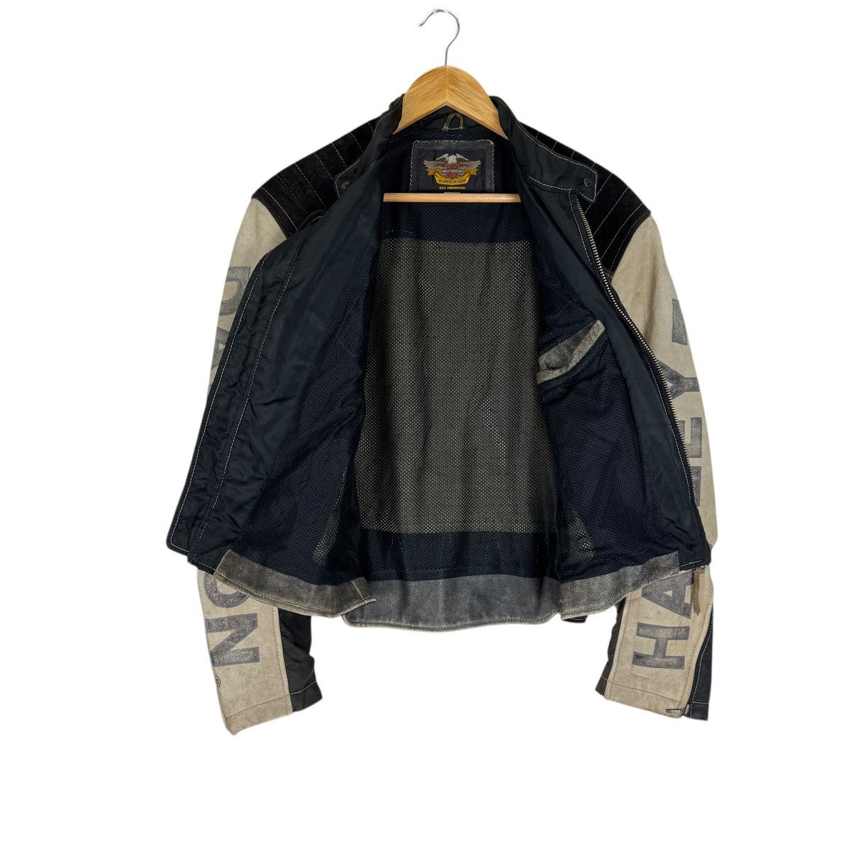 Harley Davidson ☀️HARLEY DAVIDSON BUKERS LEATHER PART JACKET Size US L / EU 52-54 / 3 - 11 Thumbnail