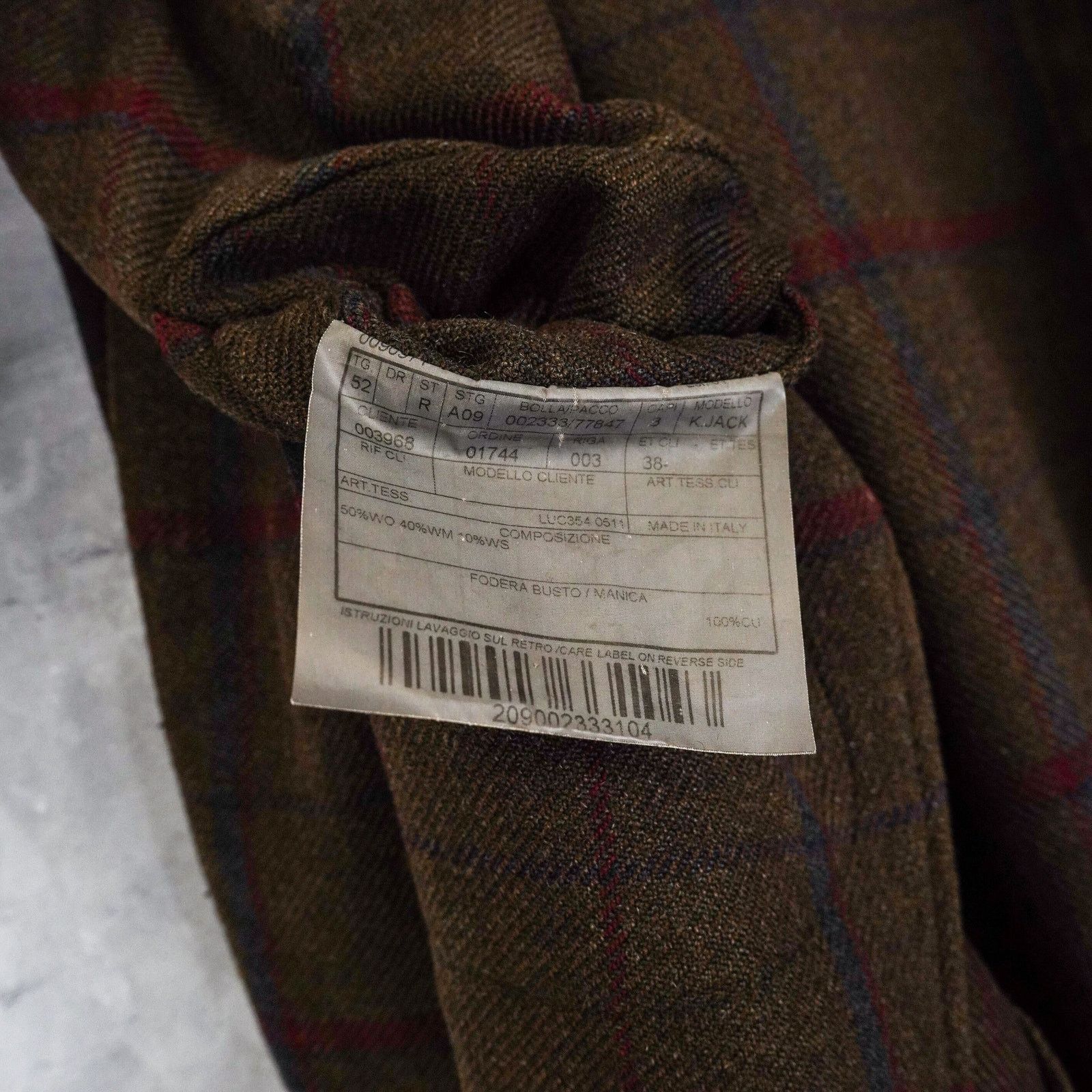 Boglioli Boglioli brown wool blend check lightweight blazer k jacket Size US L / EU 52-54 / 3 - 10 Thumbnail