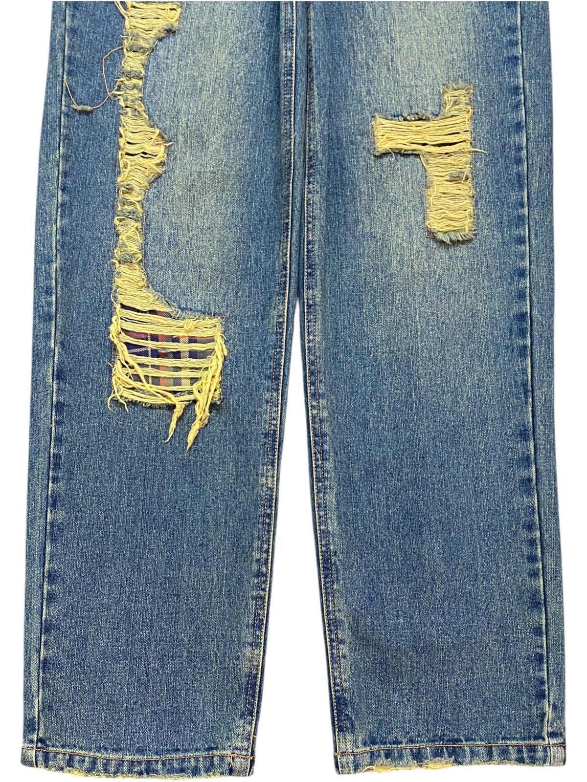 Japanese Brand Vintage Japanese Brands Mud Wash Distressed Denim Jeans Size US 31 - 5 Thumbnail