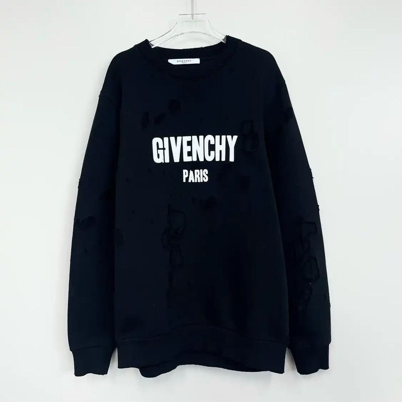 Givenchy Givenchy Black Men's Sweatshirt with Logo 0089 Size US S / EU 44-46 / 1 - 1 Thumbnail