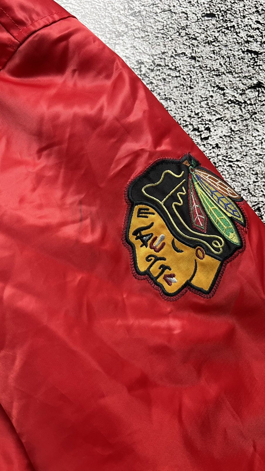 Starter VTG 90’s Chicago Blackhawks NHL starter bomber jacket Size US L / EU 52-54 / 3 - 8 Thumbnail