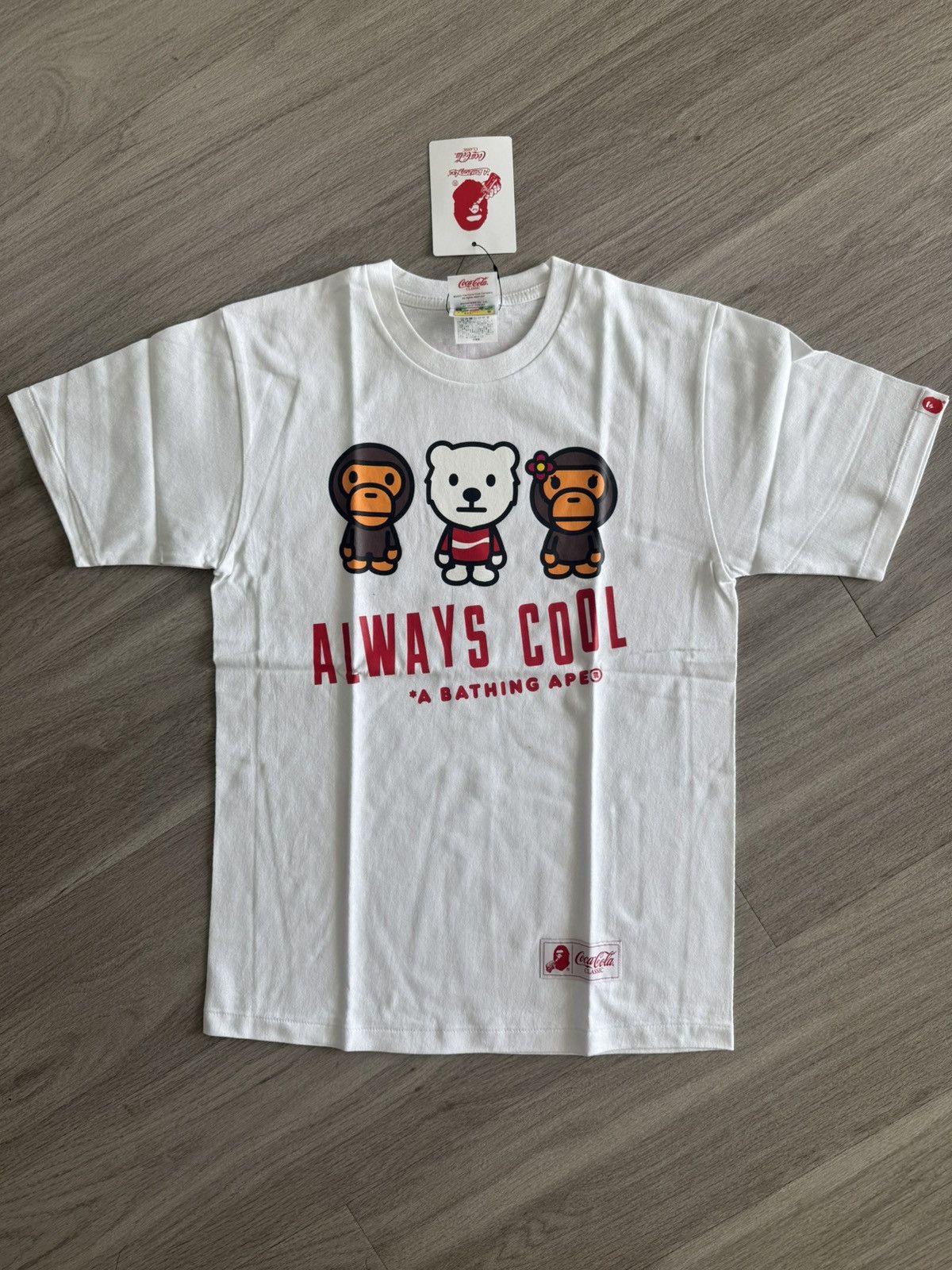 Bape × Coca Cola Bape x Coca-cola Milo Tee Size US S / EU 44-46 / 1 - 1 Thumbnail